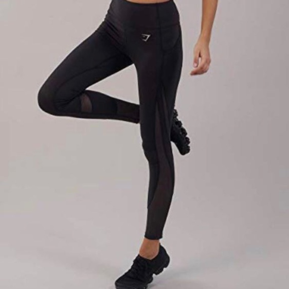GYMSHARK sleek sculpture mesh leggings